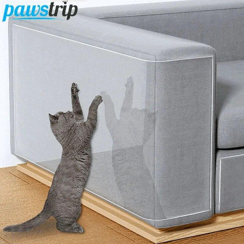 1/2/4Pcs Cat Scratch Sofa Protection Pads Self-adhesive Pet Furniture Protectors Cover Anti-cat Scratch Couch Stickers