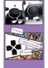 Беспроводной двойной игровой контроллер M15, 2,4 ГГц, Совместим с ПК, Android TV и PlayStation 3