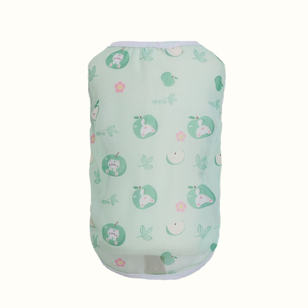 Милый мультяшный тонкий жилет для домашних животных, летняя дышащая сетчатая одежда для щенков для кошек, собак, кошек, одежда для маленьких собак