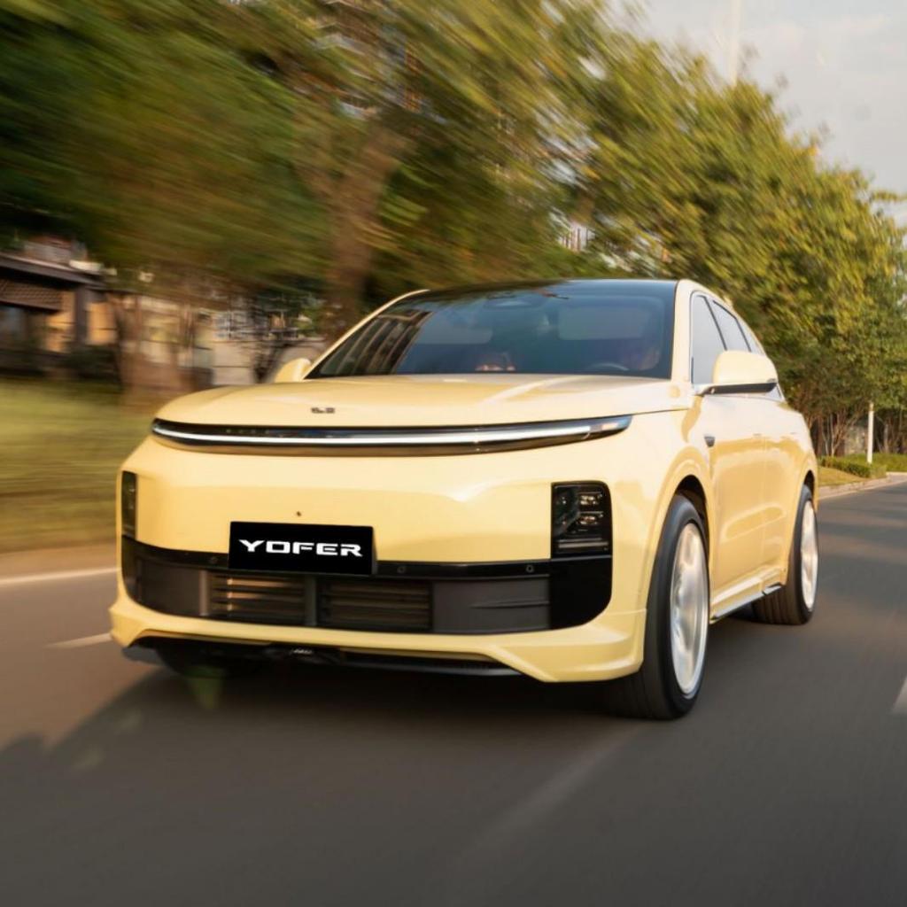 Совместимо с Li Auto L9: Обвес YOFER, включающий передний бампер, боковые юбки, заднее антикрыло, задний диффузор, задний бампер, угловые накладки, передний сплиттер.