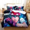 Комплект постельного белья Game Overwatch Kiriko Heads для мальчиков и девочек Twin Queen Size Пододеяльник Наволочка Кровать Дети Взрослые Домашний текстиль