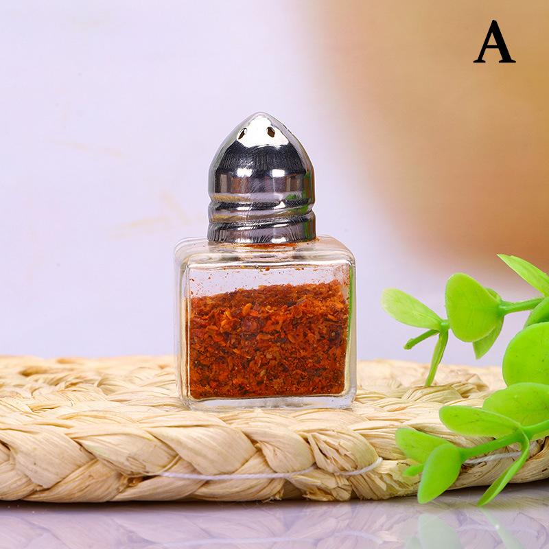 Мини стеклянная бутылка для специй, маленькая мини-пикник, барбекю, инструменты для приготовления пищи на открытом воздухе, бутылка для специй, бутылка для приправ, кухонные принадлежности, солонка