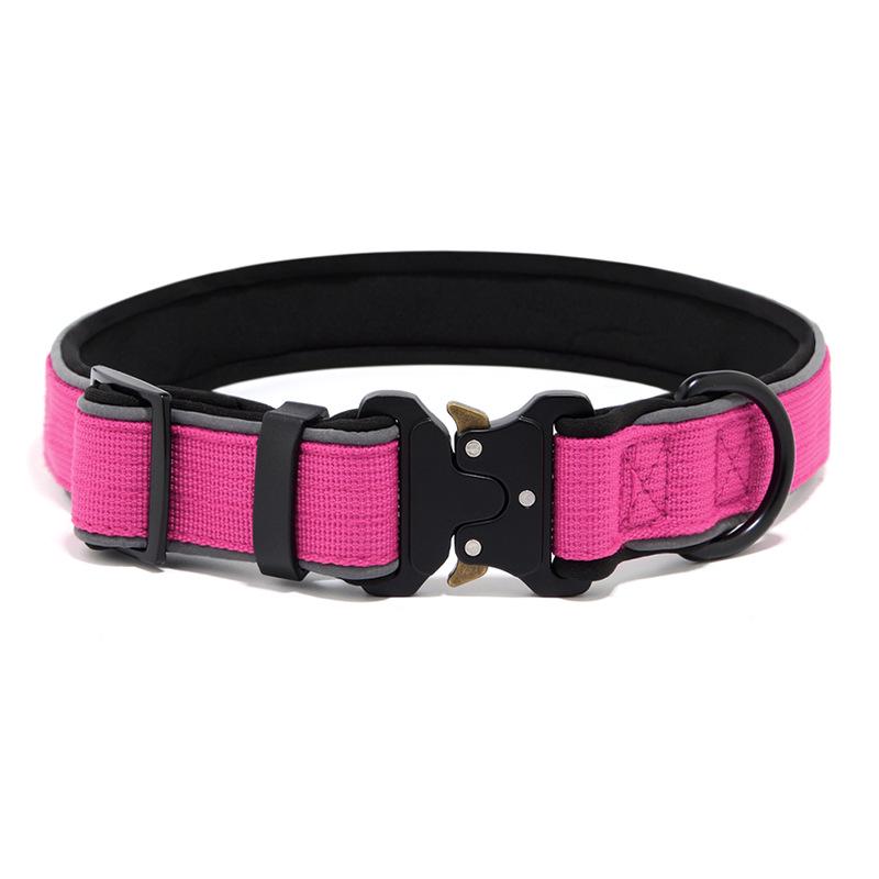 Светоотражающий тактический ошейник для собак средних и крупных пород: Колли, Золотистый ретривер, Лабрадор