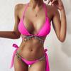 Стильный сексуальный комплект микро бикини, женский купальник, мини-стринги с высокой талией, пляжная одежда, женский купальный костюм бикини