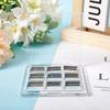 9 Grids Empty Eyeshadow Palette Eye Makeup Storage Dish Diy Eye Shadow Tool
