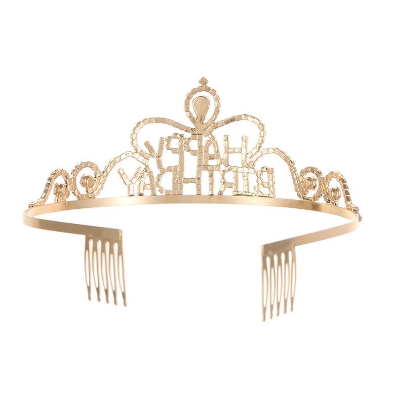 Коготь цепочка стиль корейская мода новый корона на день рождения с днем рождения с днем рождения обруч для волос повязка на голову аксессуары для волос