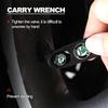 AAAJH1 Car Keychain Tire Valve Cap Car Styling Accessories For Skoda Octavia MK2 MK1 2 3 A5 A7 A8 Fabia Karoq Superb Rapid Kamiq Scala