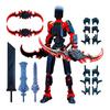 3D Printed Robot Action Figure with Accessories Movable Joints Robot