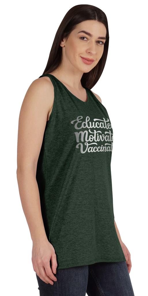 Inkmeso Образованные Мотивированные Вакцинированные Про-Вакцинные Женские Майки Повседневные