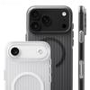Матовая полосатая противоскользящая магнитная защитная крышка для iPhone 17 Pro Max