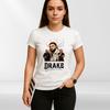 Drake Bootleg T Shirt , Vintage Rap Hip Hop Tee Drake, Oversized Heavy Cotton