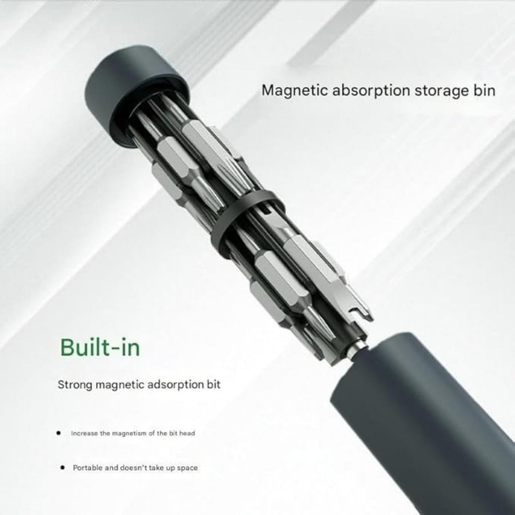 27-in-1 Precision Screwdriver Tool Set – Includes magnetic screwdriver, 26 double-head screwdrivers, non- handle, suitable for mobile phones, computer