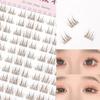 Natural Look Self Adhesive Cluster Lashes Soft Fluffy Segmented Eyelashes  Women's Beauty