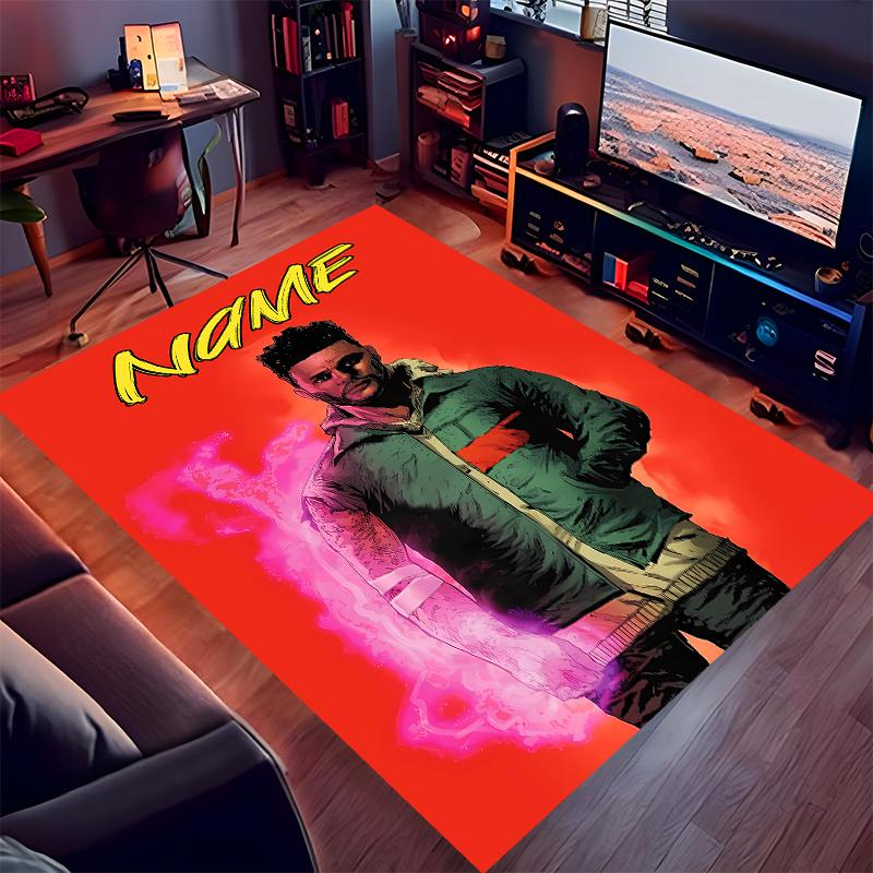 Custom personalization The Weeknd Print Area Rug - Soft, Washable Non-Slip Indoor Mat,Living Room,Home&Office Decorative Rug