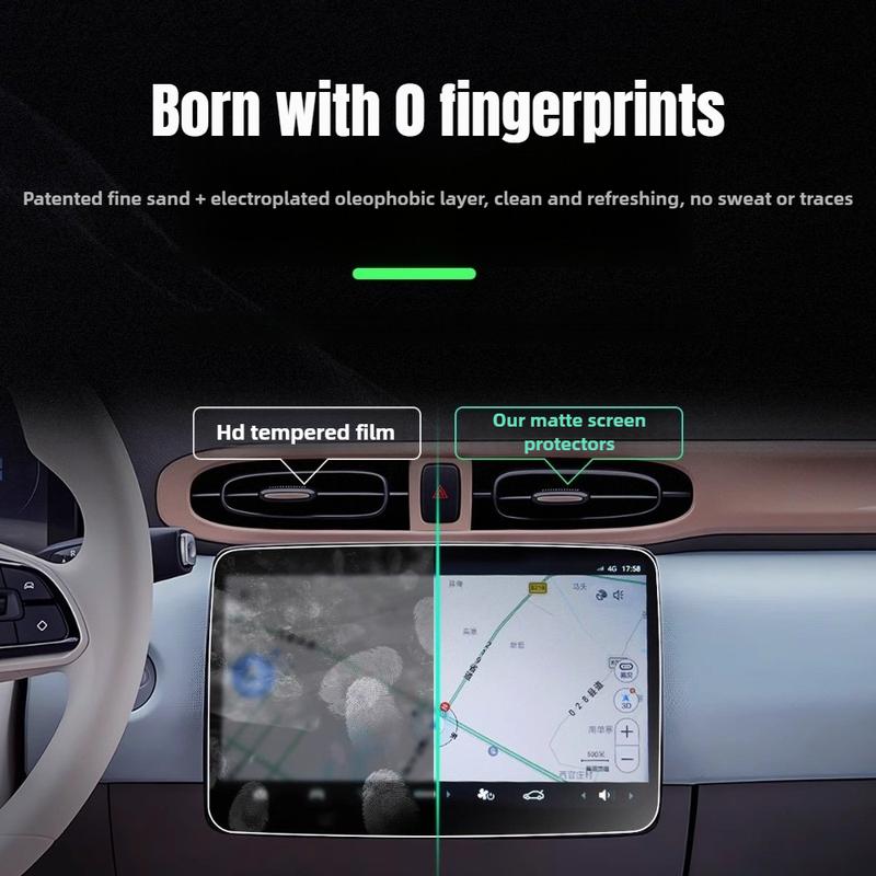New for Leapmotor T03 2024 2026 Matte Tempered Glass Screen Protector Anti Glare Anti Fingerprint Car Dashboard Accessories