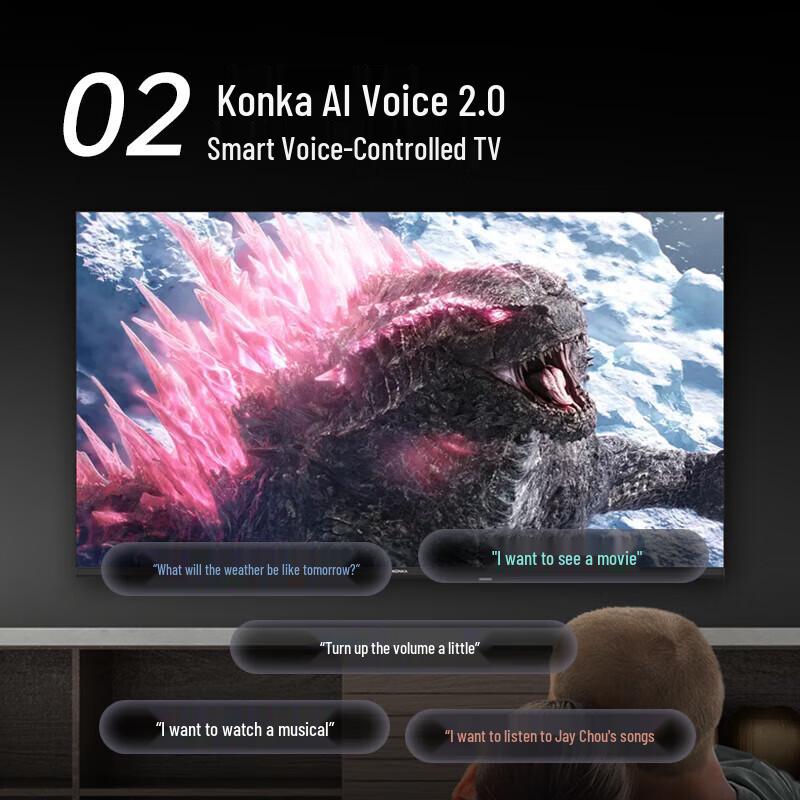 KONKA 40-дюймовый Smart Full HD телевизор J40ES, штепсель CN (адаптер в комплекте)