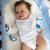 BZDOLL Reborn Baby, 50 см, 3D-краска, мягкая силиконовая реалистичная кукла, игрушка для малышей с сосудистыми венами, платье Bebe