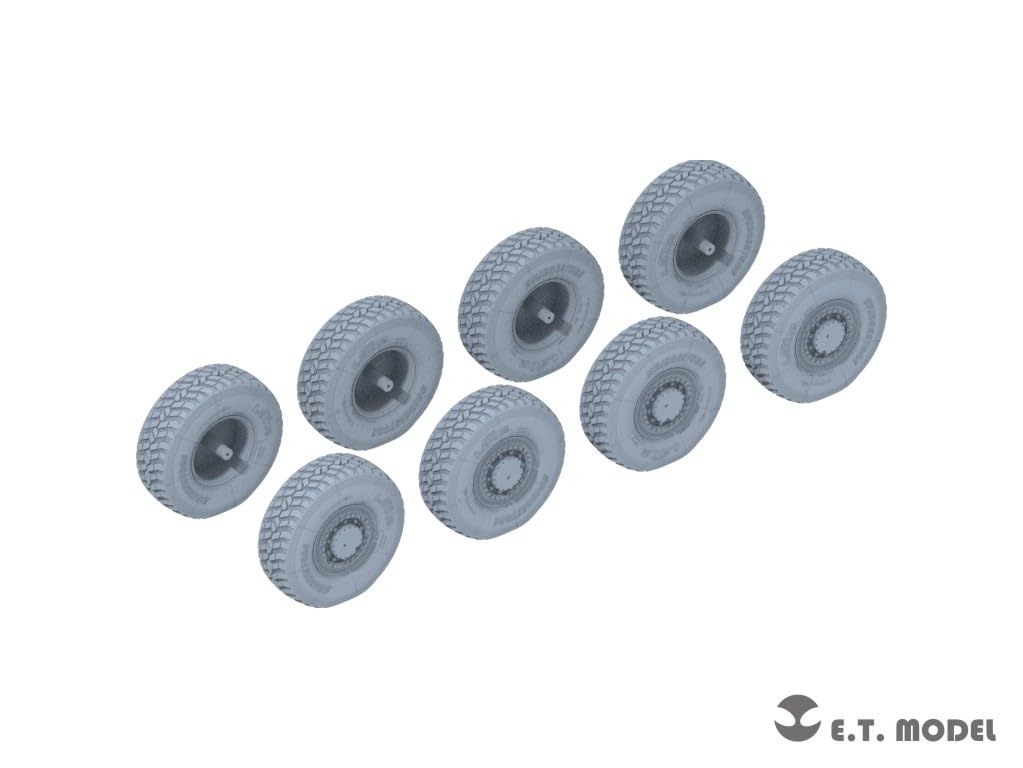 Model Current Ground Force Type 16 Mobile Combat Vehicle Weight Deformable Brake AFV Plastic Model Parts E.T. 1/35 Self-Defense Tire/Muzzle (For Club)