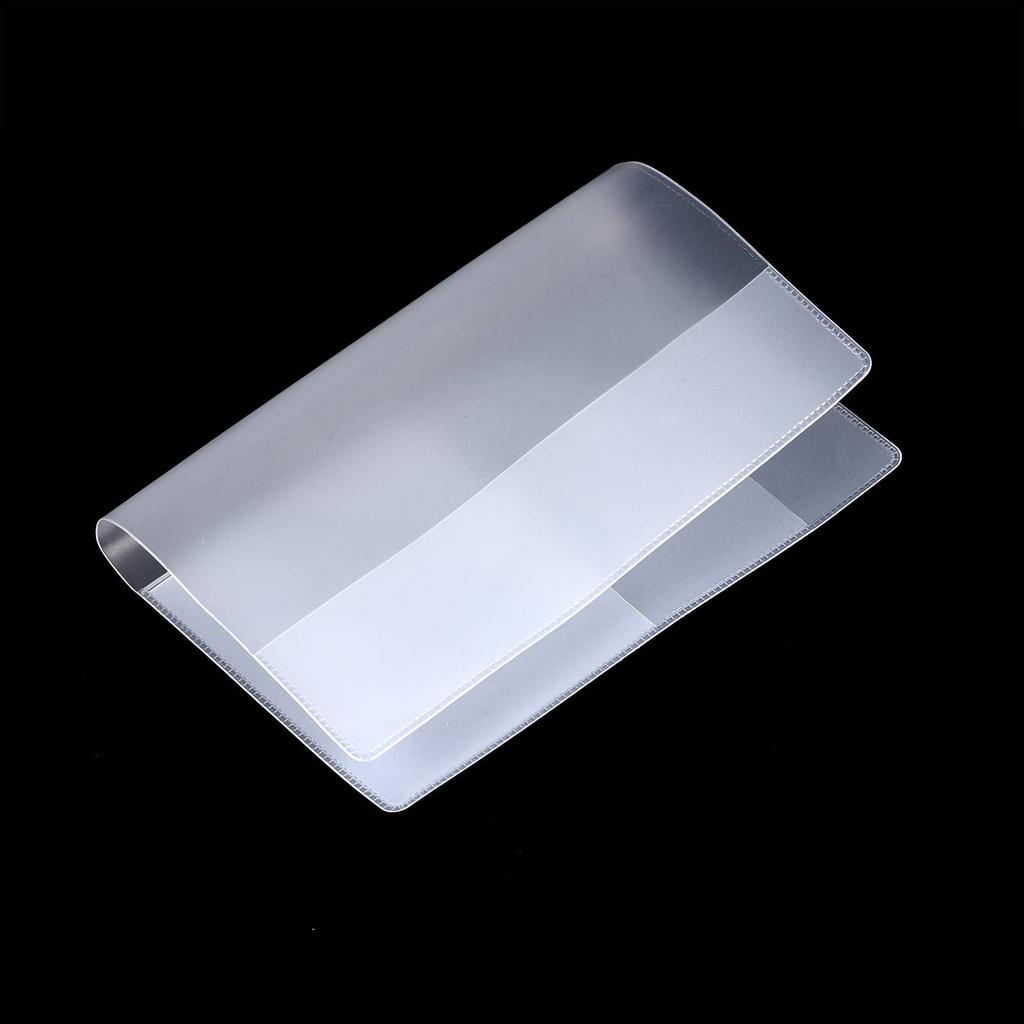 PATIKIL 3 шт. Паспорт Паспорт Матовый чехол Органайзер ID Держатель для кредитных карт ПВХ со слотами для прозрачной обложки, Защитник, Многослойный для путешествий,