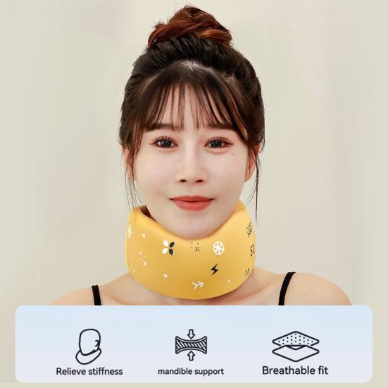 Фиксатор для шеи с эффектом памяти, боль в шее, позвоночник, облегчение давления, регулируемый шейный бандаж, портативный для мужчин