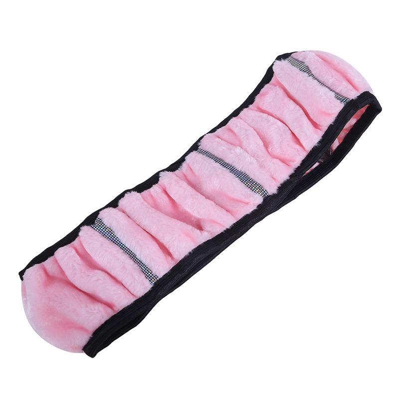 Автомобильный плюшевый чехол на руль без эластичного внутреннего кольца