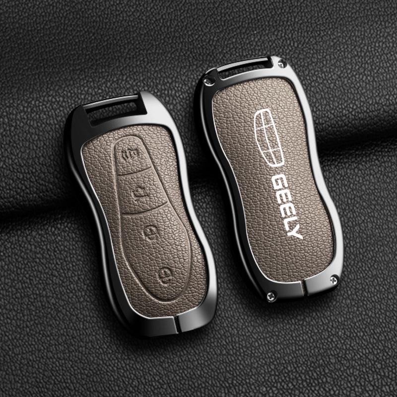 Чехол для ключа Geely: Совместимо с моделями Emgrand, Xingyue L, Boyue, Xingrui, Icon, Binyue, Coolray, Vision X6 GS.