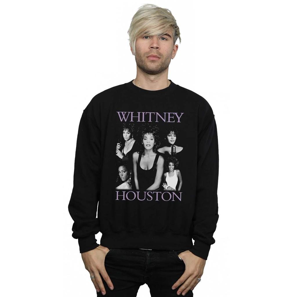 Whitney Houston Mens Multiple Pose Sweatshirt
