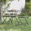 Day and Night - Day and Night Garden Dining Set 3 Pieces Anthracite Expanded Metal Mesh