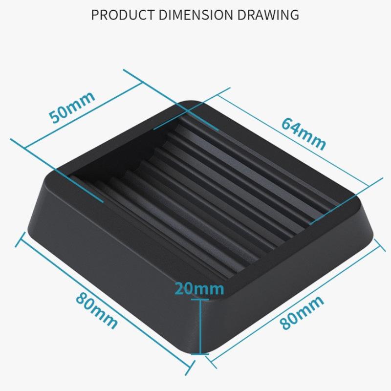 4 шт./компл., стопор для колеса офисного стула, мебельные роликовые чашки, защитные покрытия для пола из твердой древесины, антивибрационная подушка, роликовые ножки для стула, противоскользящий коврик