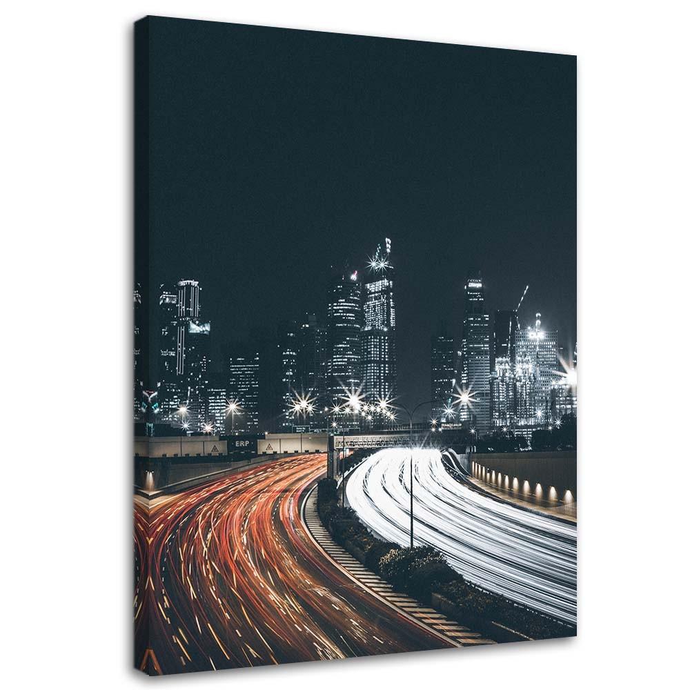 Canvas Print City At Night