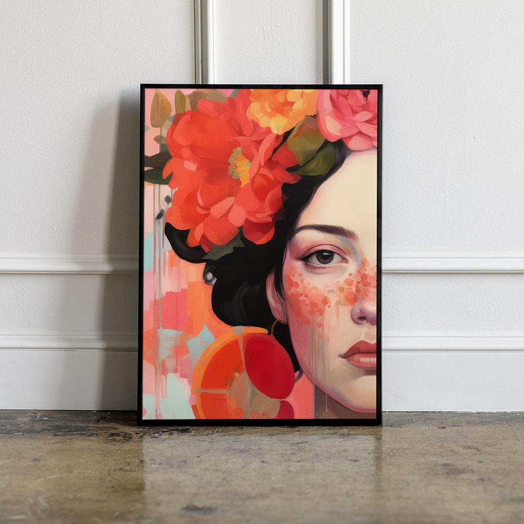 Poster Portrait Flowers