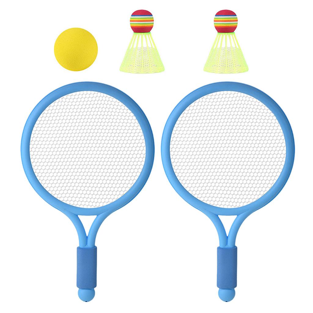 Kids Tennis Racquet Set Badminton Racket with Tennis and 2 Shuttlecocks for Indoor and Outdoor Backyard Beach Sport Game