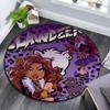 Clawdeen Cartoon Pattern Round rug,Carpet Rug for Living Room Bedroom Playroom ,Non-slip Floor Mat,Holiday Gifts and Birthday Gifts.