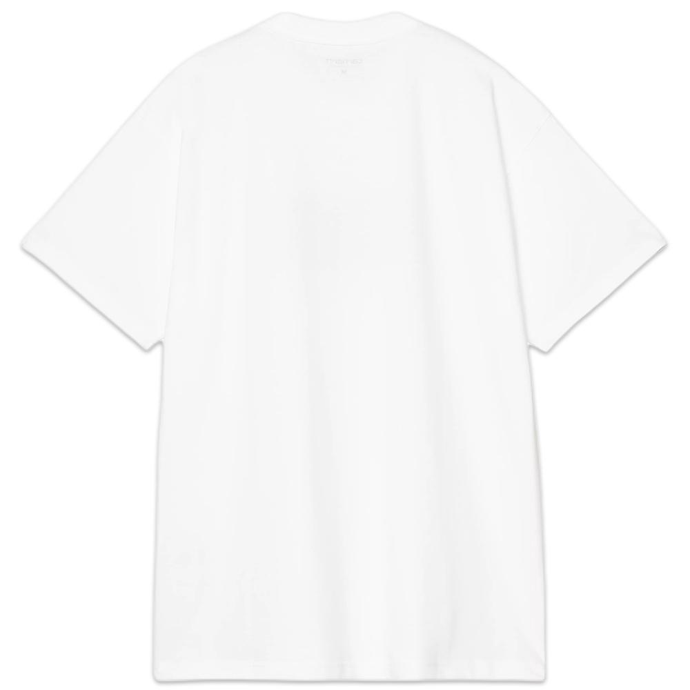 Carhartt WIP FW25 S/S Футболка Sardinas Свободный крой Принт спереди Графика сардины Круглый вырез Короткий рукав Мужские Топы I036005-02-XX