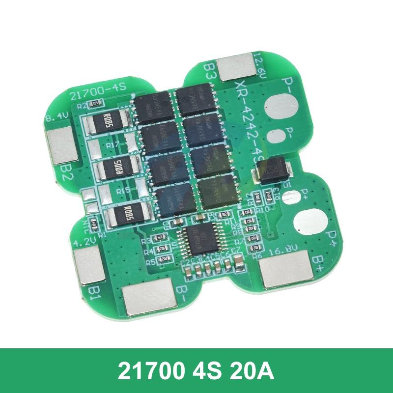 4S 21700 BMS 20A 15A 8A Модуль зарядки 16.8V Li-ion Литий-ионная аккумуляторная плата Зарядная плата Плата защиты для двигателя дрели Электроинструмент