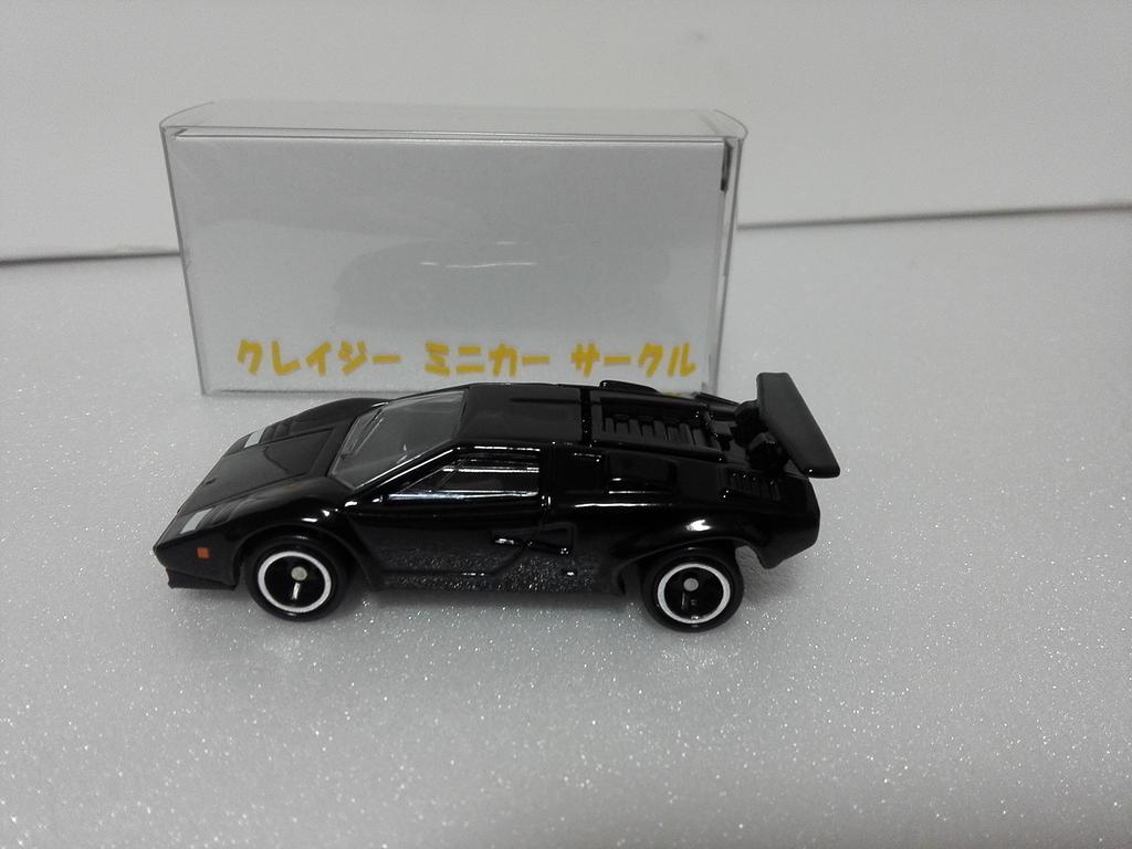 Comic Tomica Disassembly: Circuit Wolf Lamborghini Countach LP500 Crazy Miniature Car Circle with Case and White Box