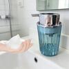 Пенообразователь: Дозатор для мыла с серебристым пластиковым насосом, прозрачный контейнер для столешницы в ванной, подходит для кухни и ванной