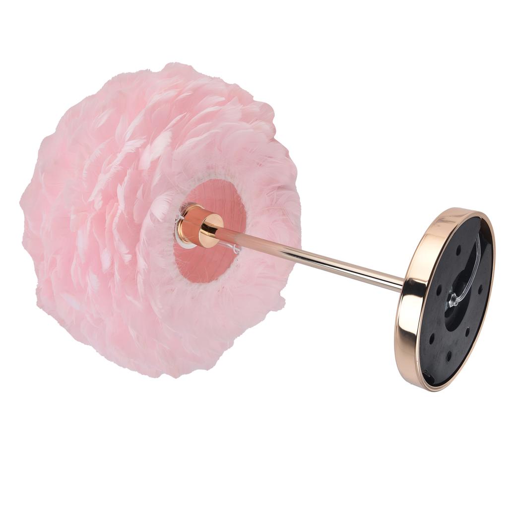 E27 Подставка для настольной лампы с перьями, современный держатель для настольной лампы для спальни, декор для свадьбы и дня рождения, США