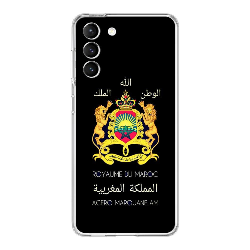 Флаг Марокко Maroc Марокко Паспорт Чехол для телефона для Samsung Galaxy S25 S24 Plus S23 FE S22 S21 S20 Ultra 5G S10 S10E Прозрачный чехол