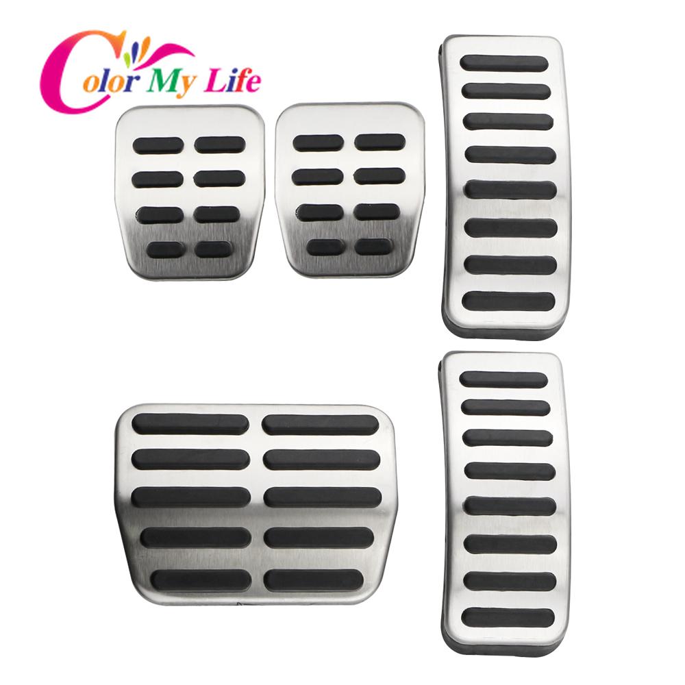 Накладка на педаль автомобиля Color My Life AT MT для Volkswagen VW Polo 6N 6N2 9N 9N3 6R хэтчбек седан 1996 года - Авто