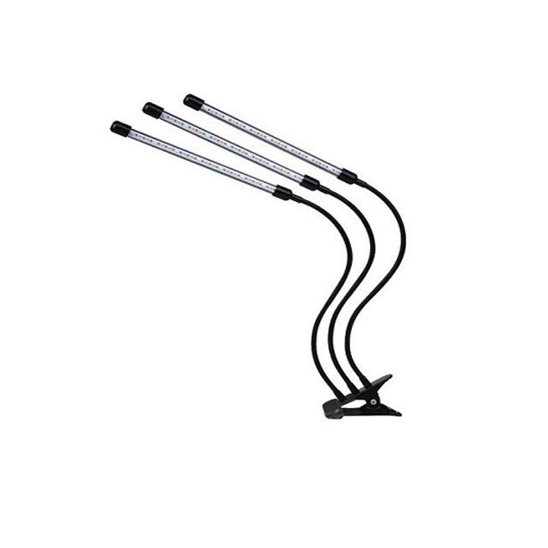 Диммируемый светодиодный светильник для выращивания полного спектра с таймером и клипсой для суккулентов и имитации солнечного света