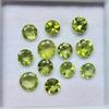 Round Shape Natural Loose Green Peridot Gemstone, 12 Pcs Lot, 5-6 mm Size, 6.10 Carat Lot, Loose Stone.