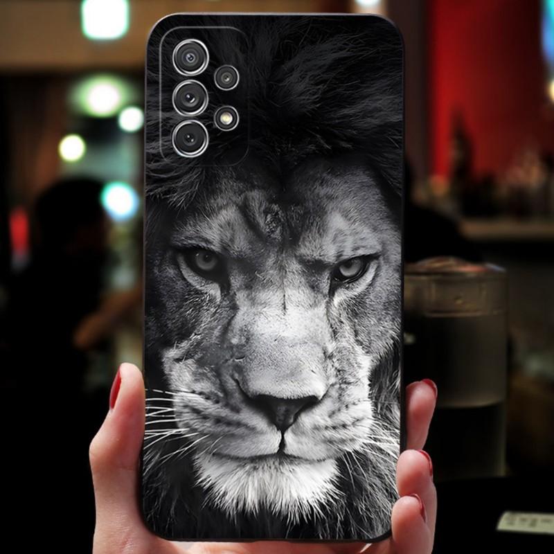 Чехол для телефона с изображением льва для Samsung Note Galaxy 8 9 20 10 Pro Plus Ultra M20 M31 M40 M10 J7 J6 Prime, задняя крышка