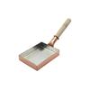 Kiya Copper Omelet Pan, 120 X 160mm, Square, Aji 051, Copper Frying Pan, Thick Omelet, Tamagoyaki (Japanese Rolled Eggs)