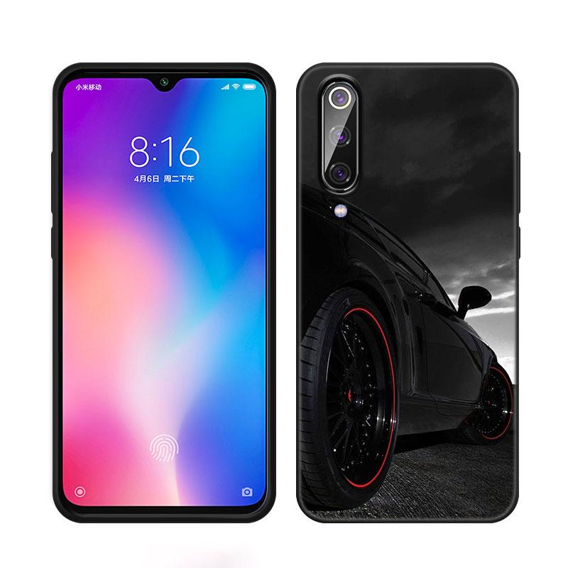 Крутой спортивный автомобильный чехол для телефона для Xiaomi Mi A2 8 9 SE Note 10 10T 11 12 Lite 9T 11T 12S 12T Pro A3 6X 12X мягкий черный чехол из ТПУ