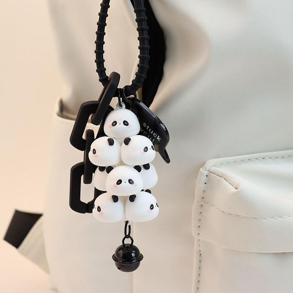 Милый мультяшный брелок в виде свиньи-панды, брелки для ключей, женские сумки, рюкзаки, детские подарки на день рождения для девочек #470107
