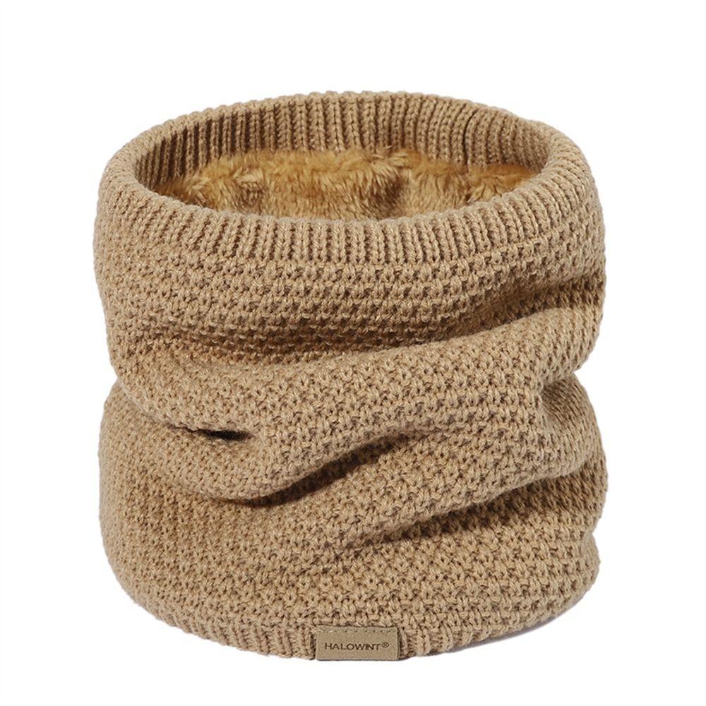 Сохраняющий тепло шарф-труба вязаный лыжный шарф повседневная маска для лица для улицы