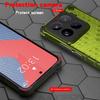 KEYSION Shockproof Armor Case for Xiaomi 15 5G Soft Silicone+PC Transparent Honeycomb Phone Back Cover for Xiaomi 15 Pro 5G