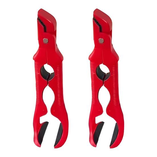 Зажим для миски против ожогов 3-в-1, термостойкие кухонные щипцы со встроенной открывалкой для банок, многоугольные щипцы-захват для горячей тарелки