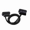 Автомобильный 16-контактный разъем OBD2 с разъемом «папа-мама», удлинительный кабель для диагностики, длина 100 см и 39 дюймов
